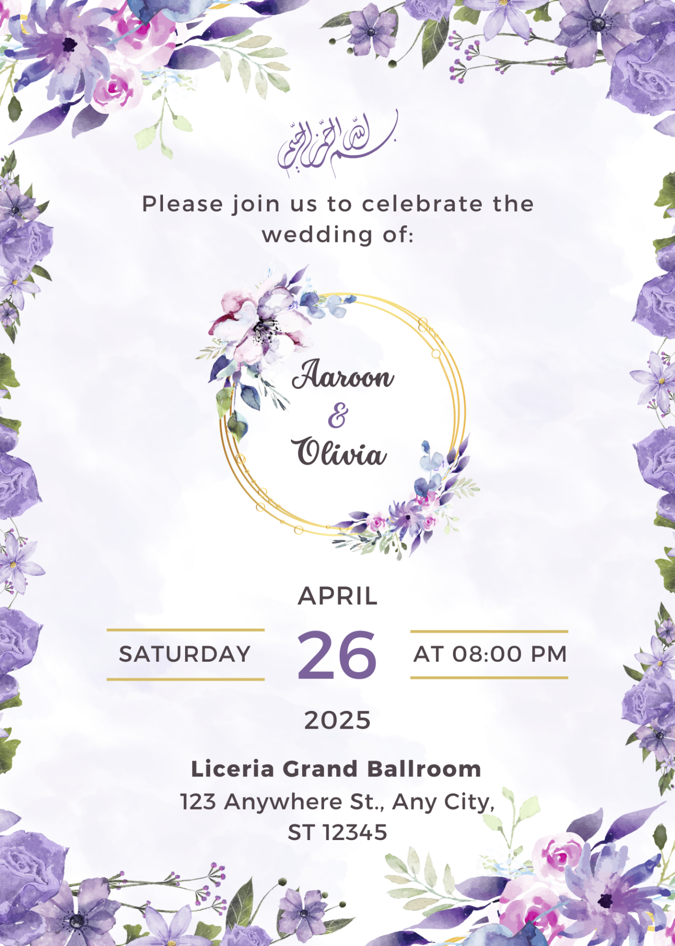 Invitation design 1