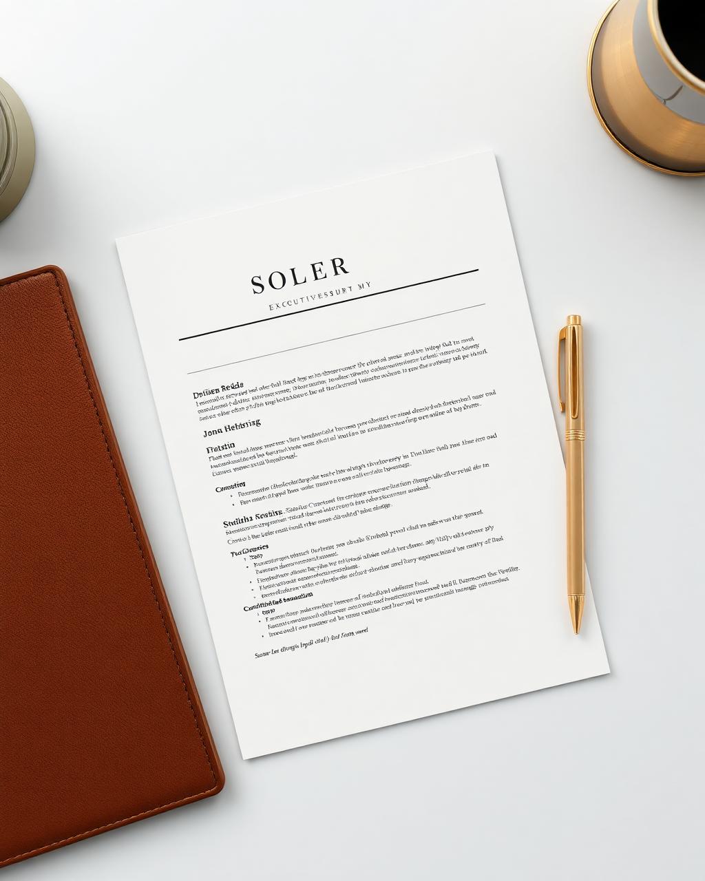 Executive Résumés